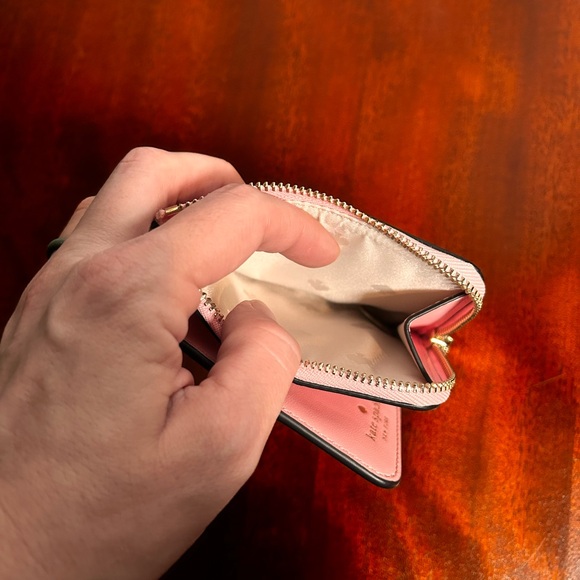 KATE SPADE | NWOT Compact Corner Zip Wallet PINK - Picture 8 of 9